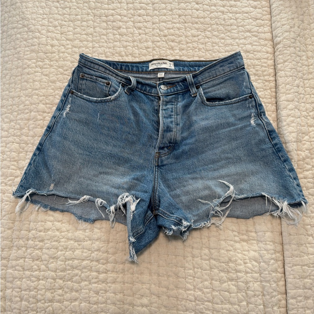 Abercrombie size 6 high rise dad shorts
